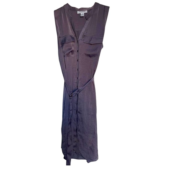 Motherhood Maternity Purple, sleeveless dress with belt! Great condition! - Picture 1 of 5